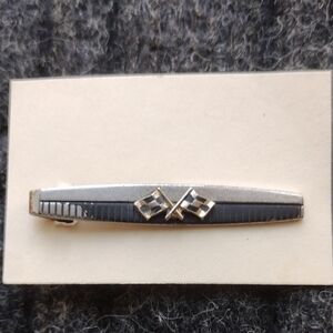 Vintage Checkered Racing Flag Tie Clip